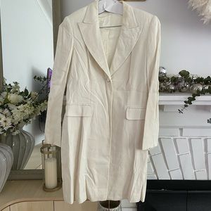 Cream Dress Coat
